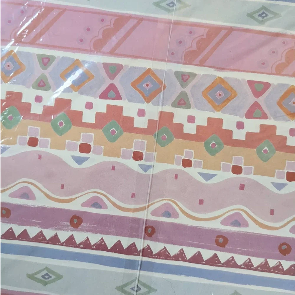 Vintage 80's Pastel Hues Southwestern Giftwrap w/ Notecards‎ from Current UNUSED